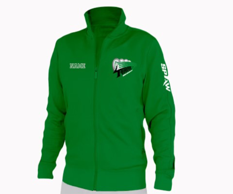 4QH official training jacket in Kelly Green with club branding